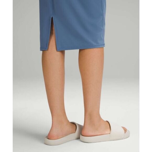 NWT LULULEMON Nulu Slim-Fit High-Rise Skirt Size 4 Oasis Blue - Picture 3 of 10